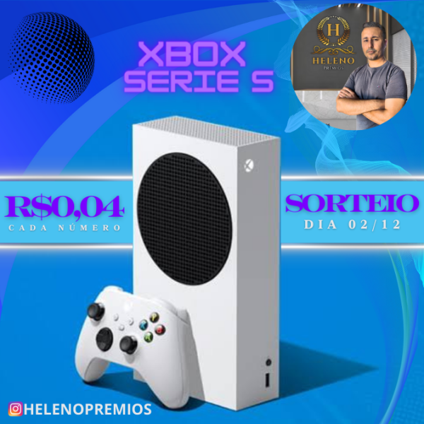 Xbox Série S ou 1.500,00 na conta